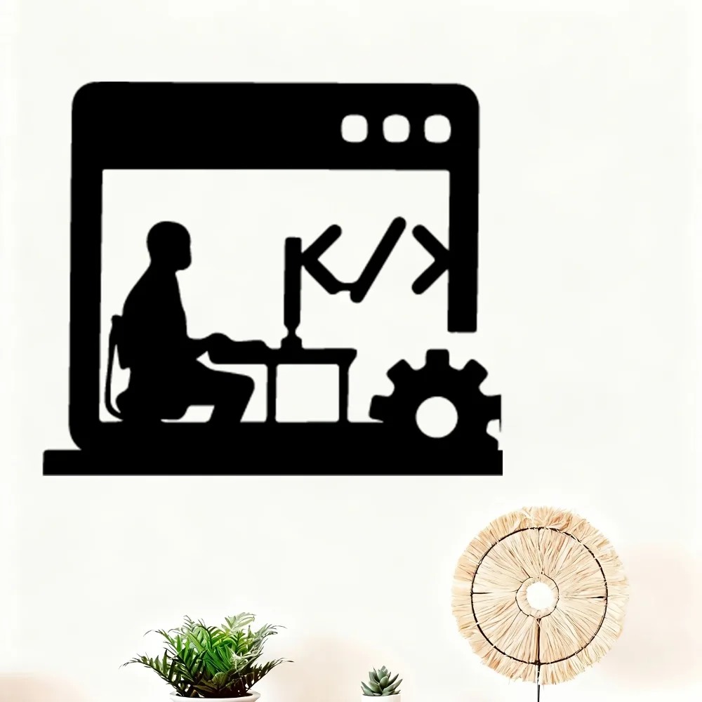 Metal Wall Art Decor Silhouett – Tech Office Wall Bewertung und Preis