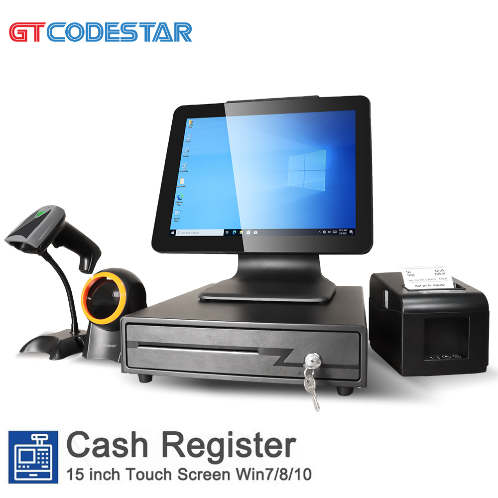 Desktop POS Computer Cash Regi – Cash Drawer Pos Bewertung und Preis