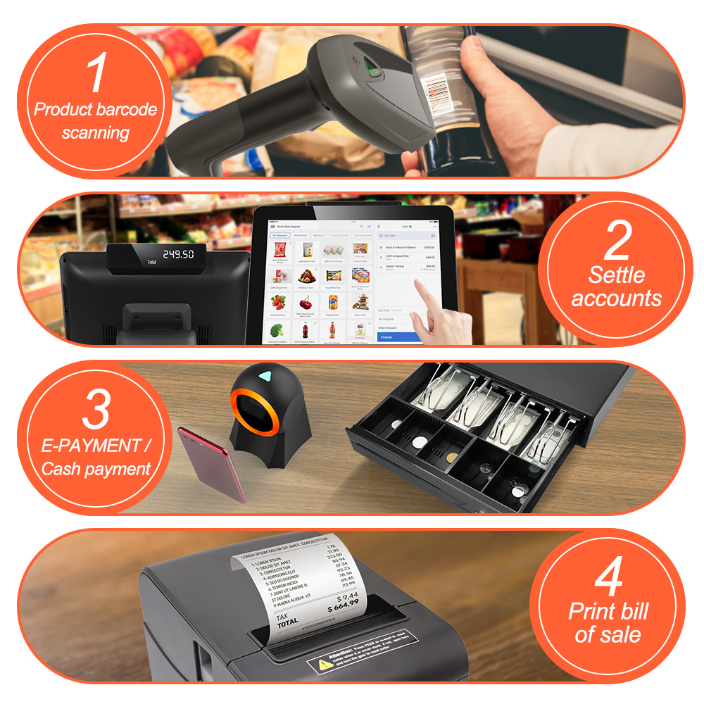 Desktop POS Computer Cash Regi – Cash Drawer Pos Bewertung und Preis