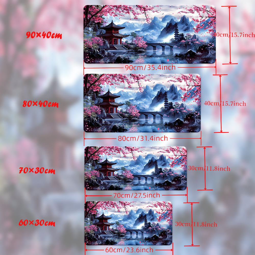 Cherry Blossom Ink Painting La – Office Desk Tech Accessories Bewertung und Preis