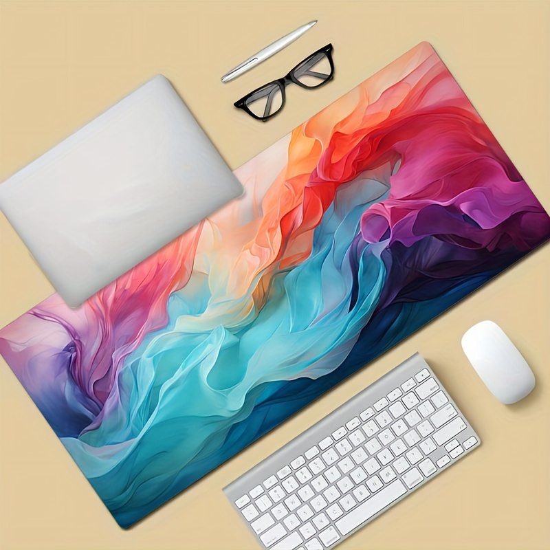 Large Abstract Color Mouse Pad – Office Desk Tech Accessories Bewertung und Preis
