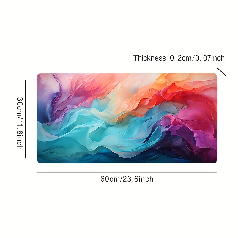Large Abstract Color Mouse Pad – Office Desk Tech Accessories Bewertung und Preis