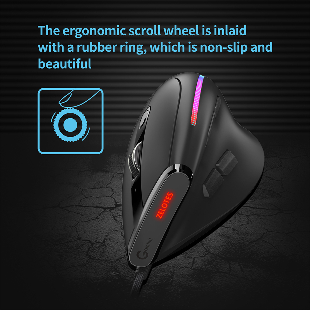ZELOTES 9 Buttons T-50 Wired V – Ergonomic Mouse Vertical Bewertung und Preis