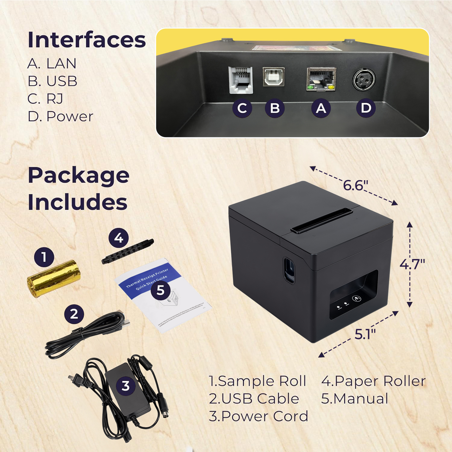 T8320 POS Thermal Receipt Prin – Cash Drawer Pos Bewertung und Preis