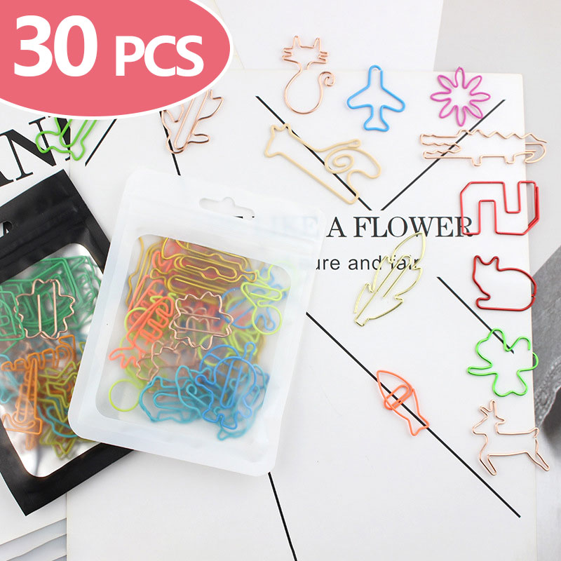 30 PCS Kawaii Paper Clips Book – Office Desk Tech Accessories Bewertung und Preis