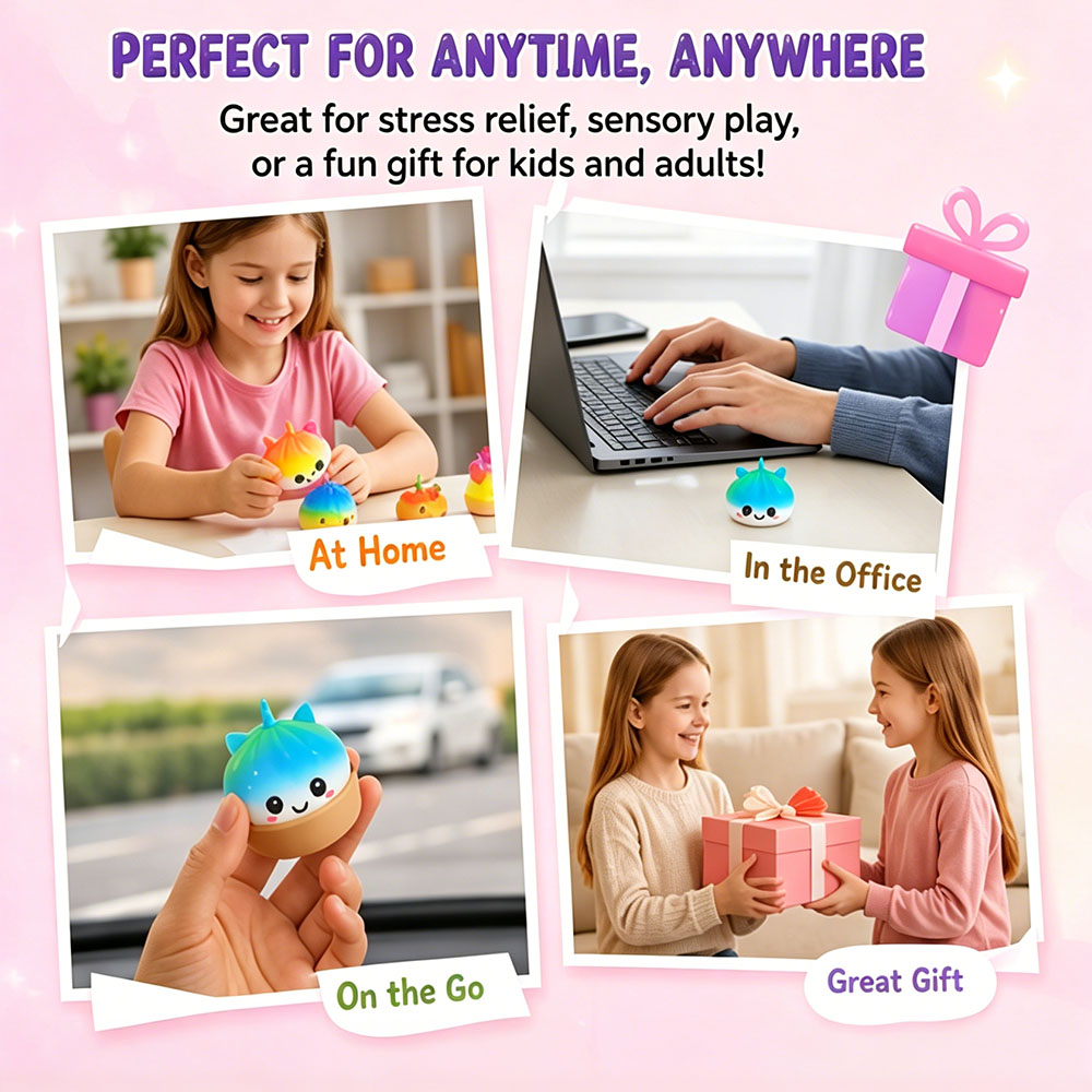 Jumbo Unicorn Bao Bun Squishy  – Office Tech Bewertung und Preis
