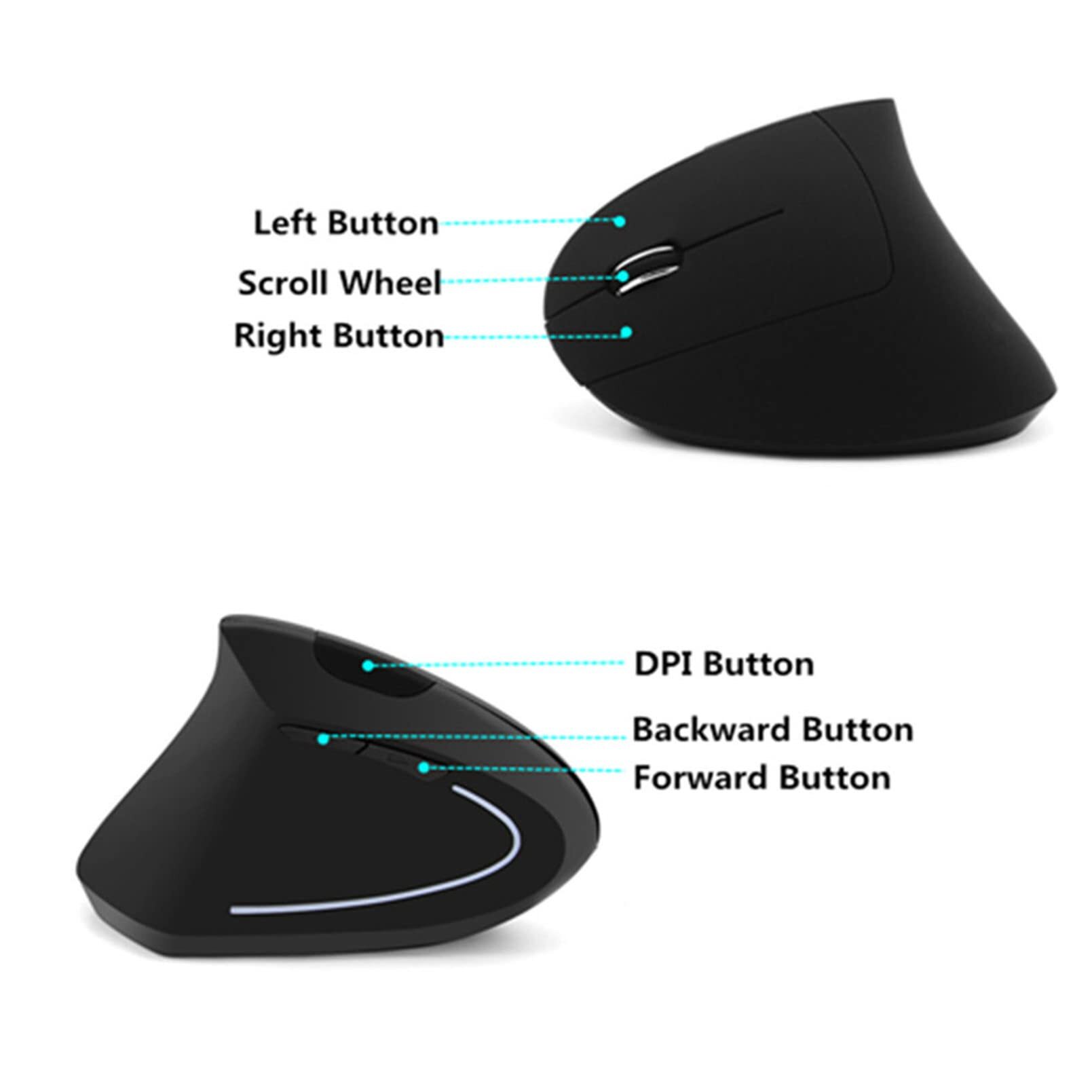 Left Hand Wired Wireless Verti – Ergonomic Mouse Vertical Bewertung und Preis