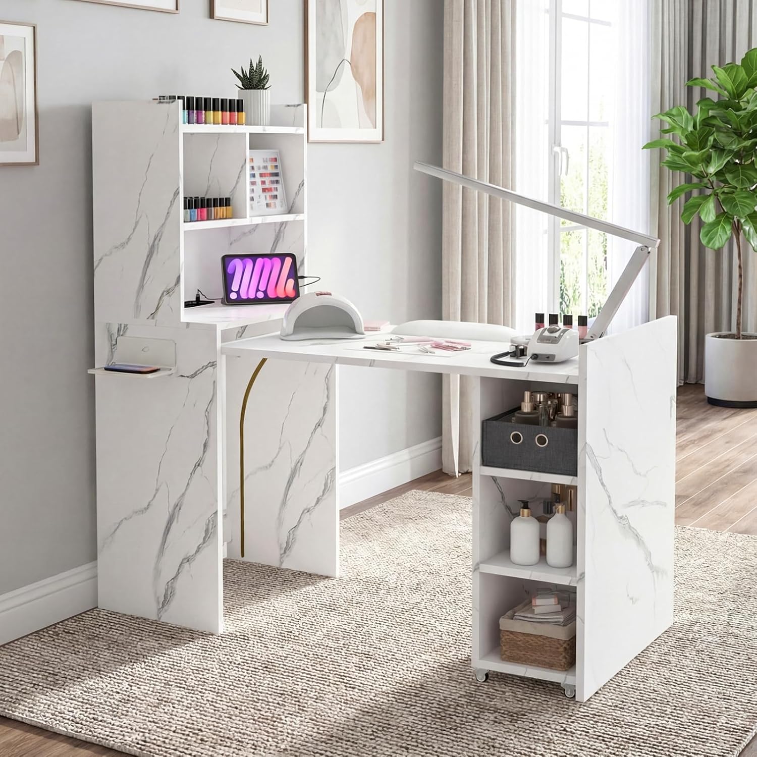 Foldable Manicure Table Nail D – Tech Office Wall Bewertung und Preis