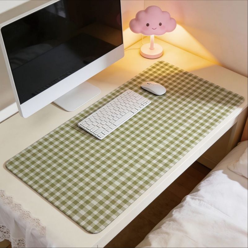 Olive Green Check Design Mouse – Office Desk Tech Accessories Bewertung und Preis