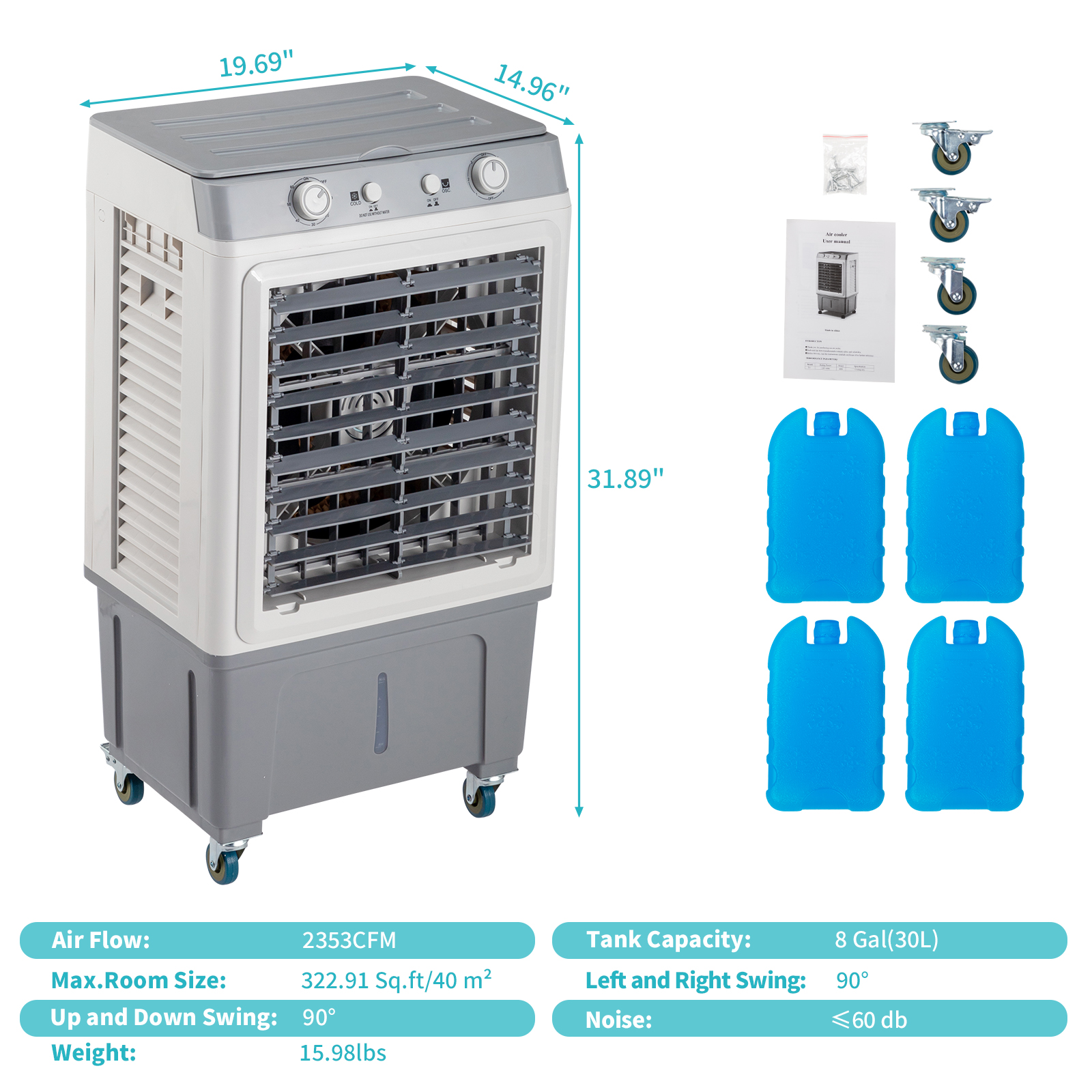 Mechanical Air Cooler Fan with – Office Tech Bewertung und Preis