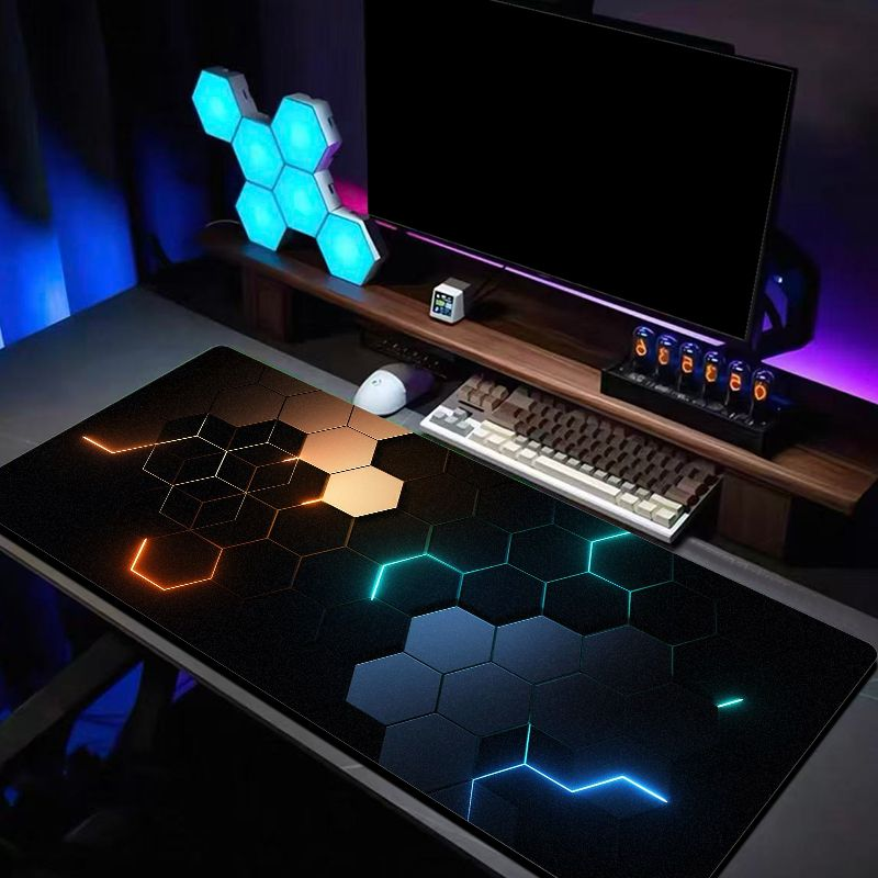 VIKAMA Hexagon Neon Gaming Mou – Office Desk Tech Accessories Bewertung und Preis