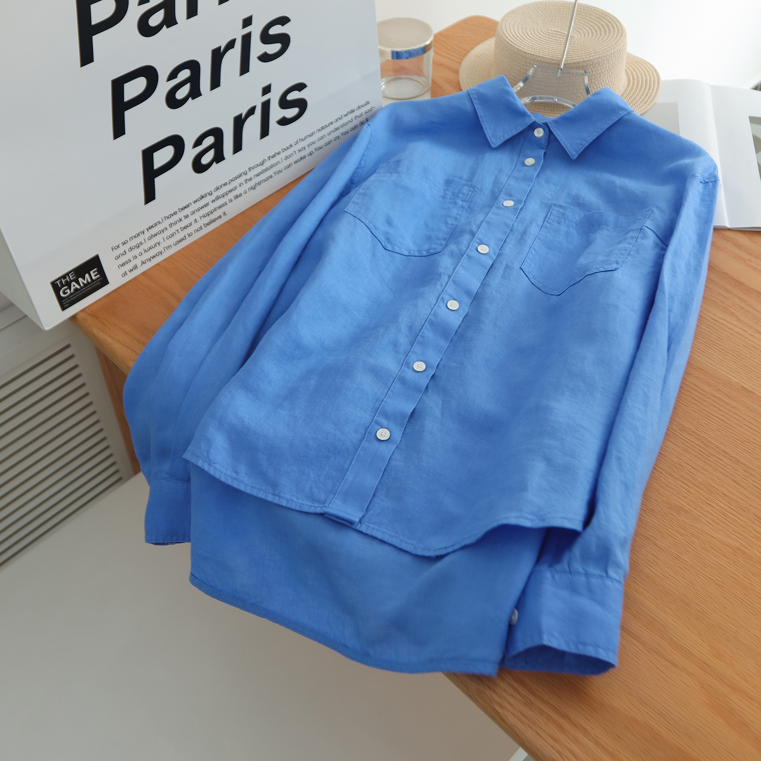 Women's 100% Linen Button-Down – Office Tech Bewertung und Preis