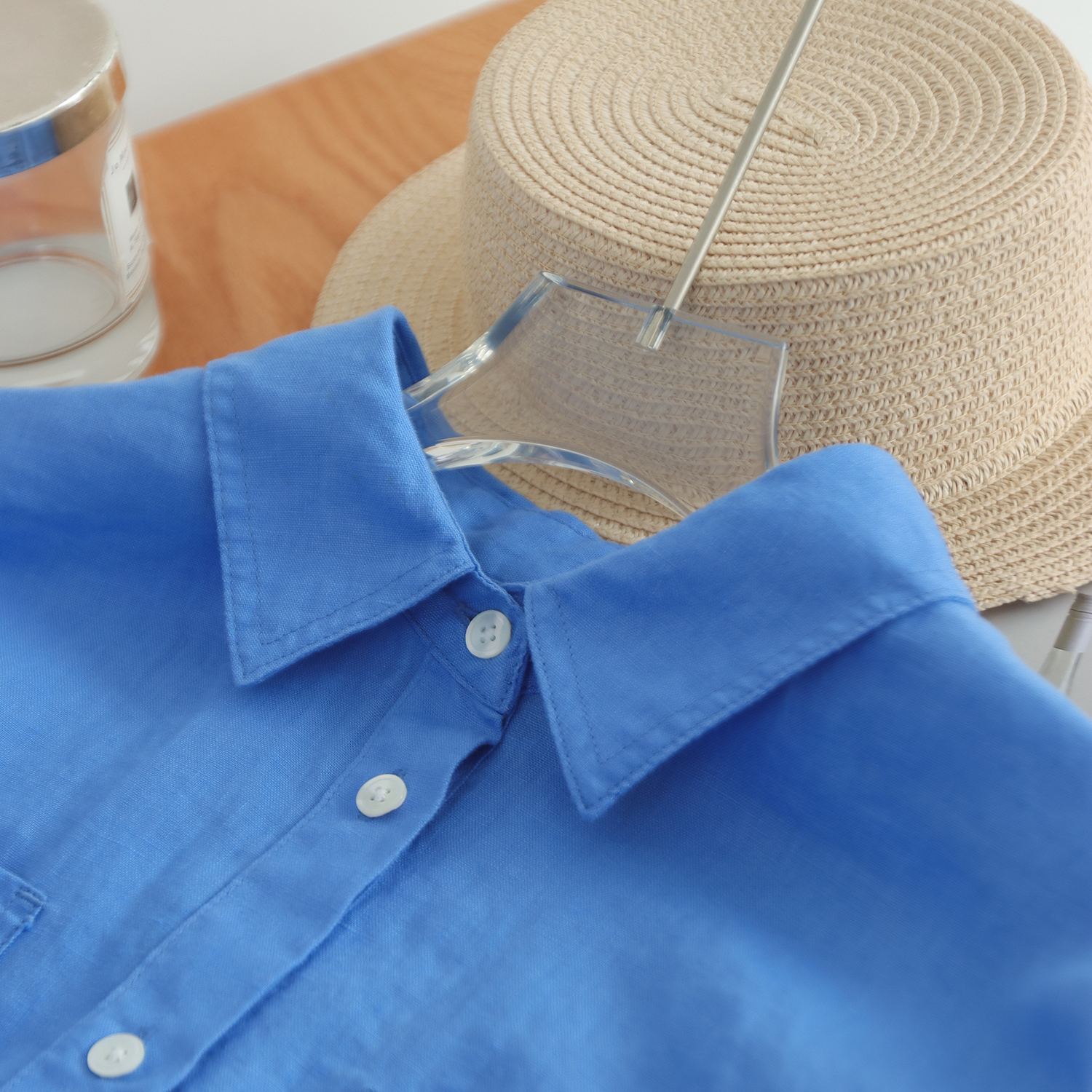 Women's 100% Linen Button-Down – Office Tech Bewertung und Preis